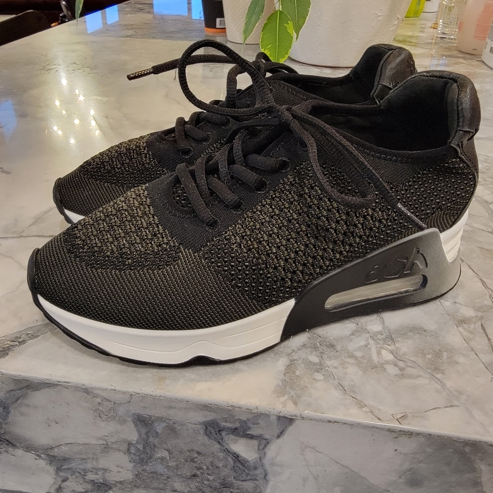 Ash Lunatic Bis Women's Shoes Sneakers Size US 6 or 36 Black White